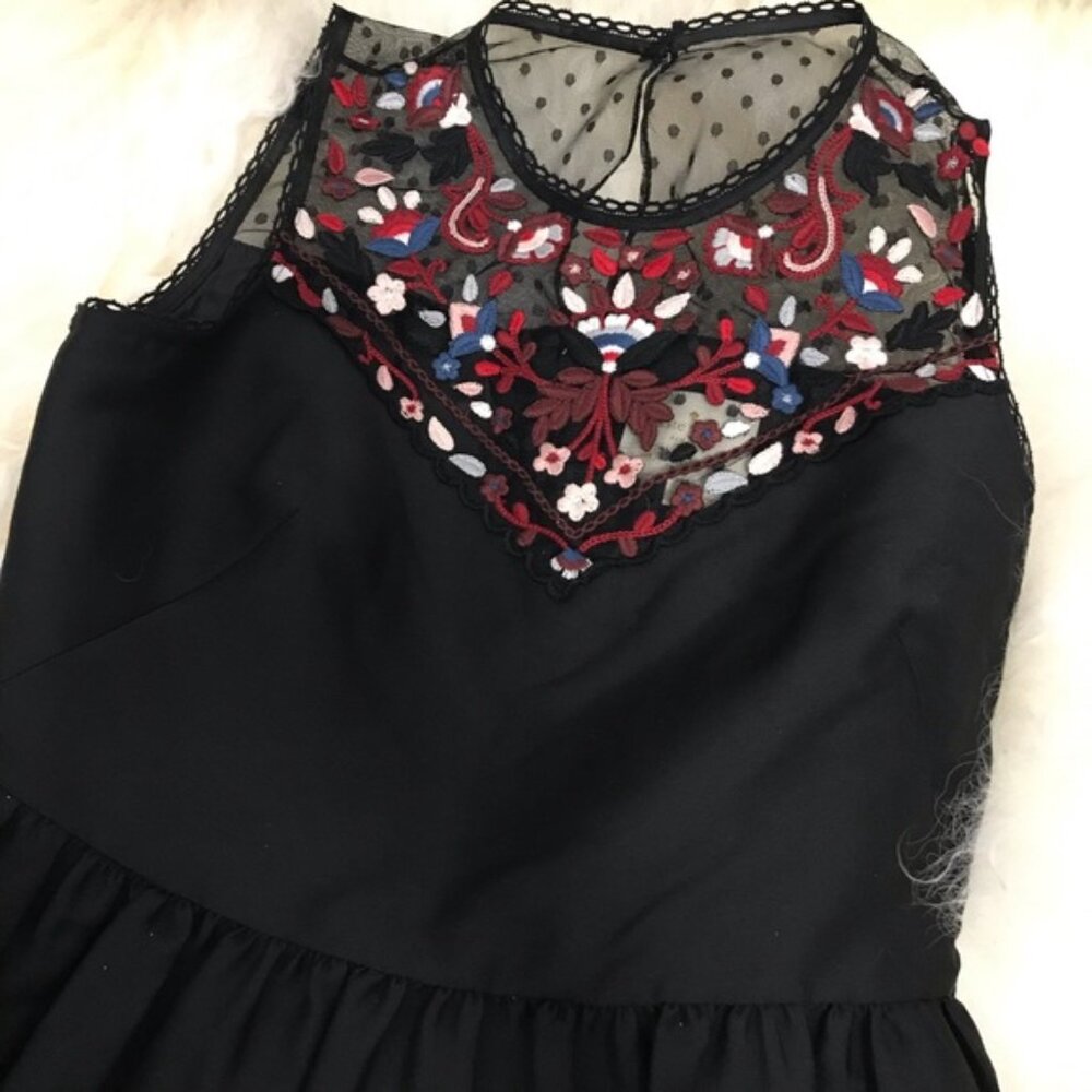 Kate Spade embroidered mikado dress - Picture 3 of 8